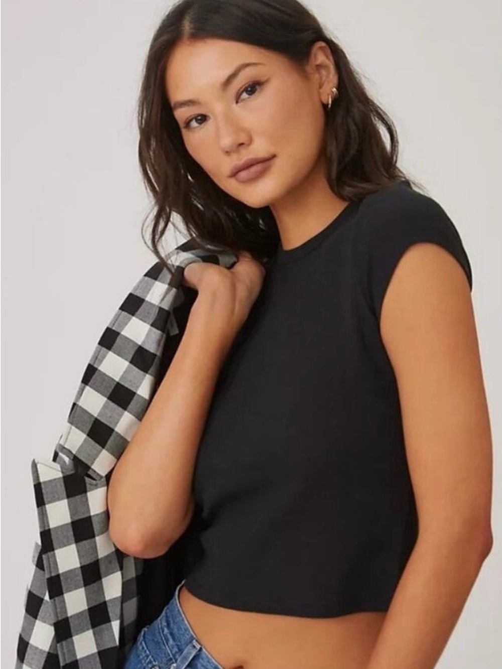 Anthropologie Maeve classic ribbed baby tshirt